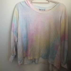 Wildfox Womens Pastel Dream Tie Dye Nevada Pullov… - image 1